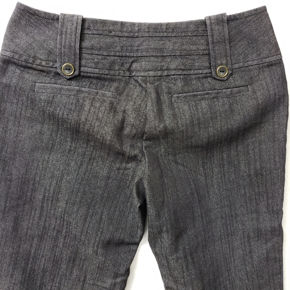 Maurices Pants Womens 1/2 Blue B Wide Waist Band Denim Trousers Pant Flare Leg - Picture 9 of 9